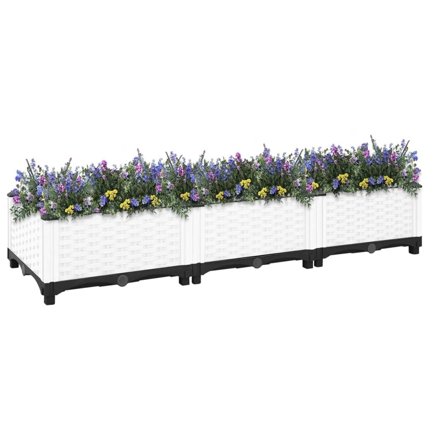 vidaXL Hochbeet 120x40x23 cm Polypropylen 1634558