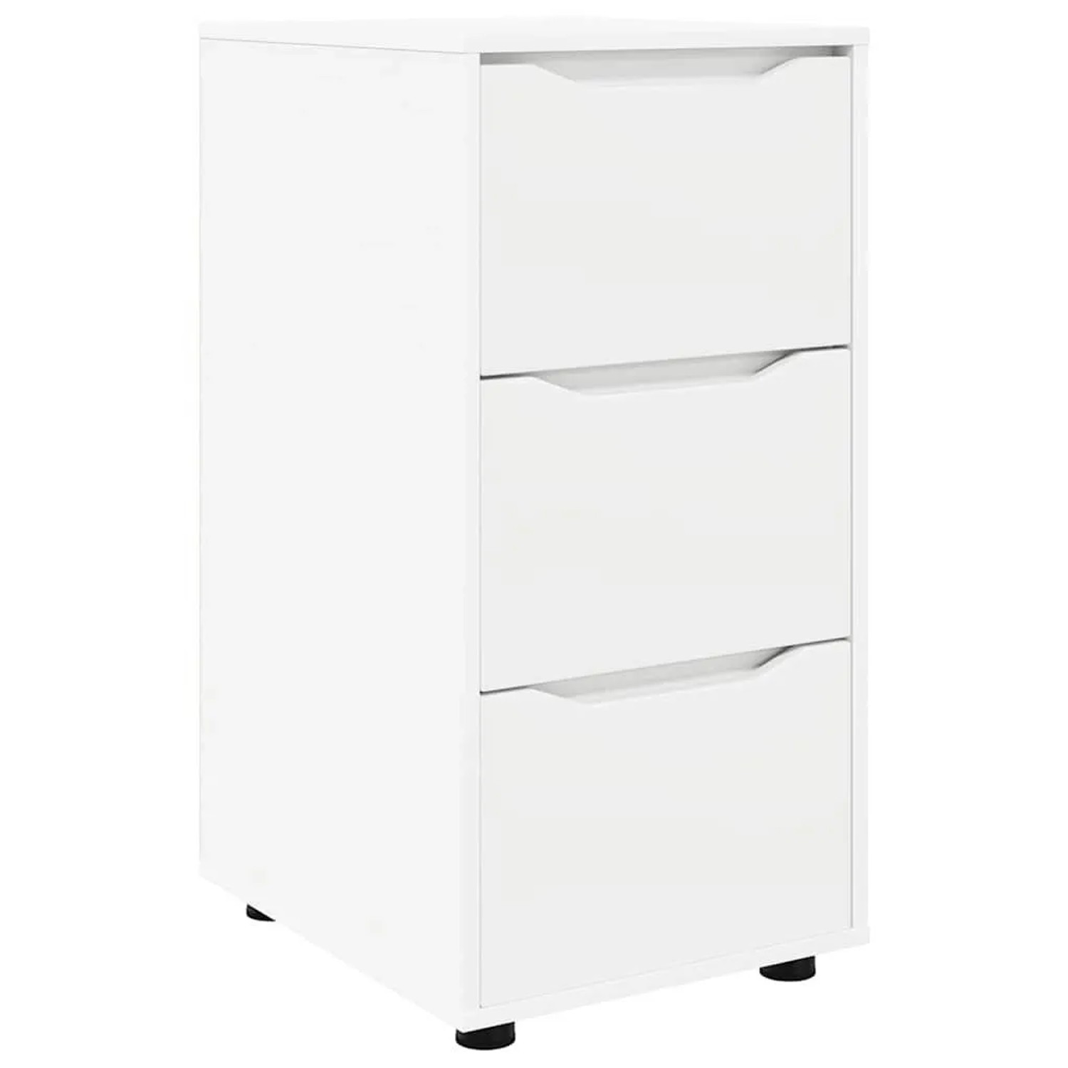 vidaXL Aufbewahrungsschrank Weiß 40 x 48 x 81 cm Holzwerkstoff 888867 günstig online kaufen