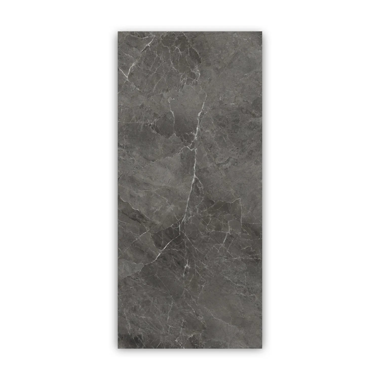 Walllux Duschrückwand Marmor Dunkelgrau Alu-Verbund 3 mm 90 x 200 cm