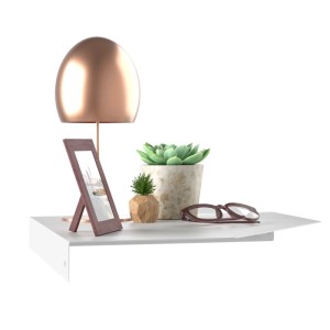 SOTECH Design Wandeckregal HOVER-X 250 x 250 x 30 mm Weiß für Wandmontage