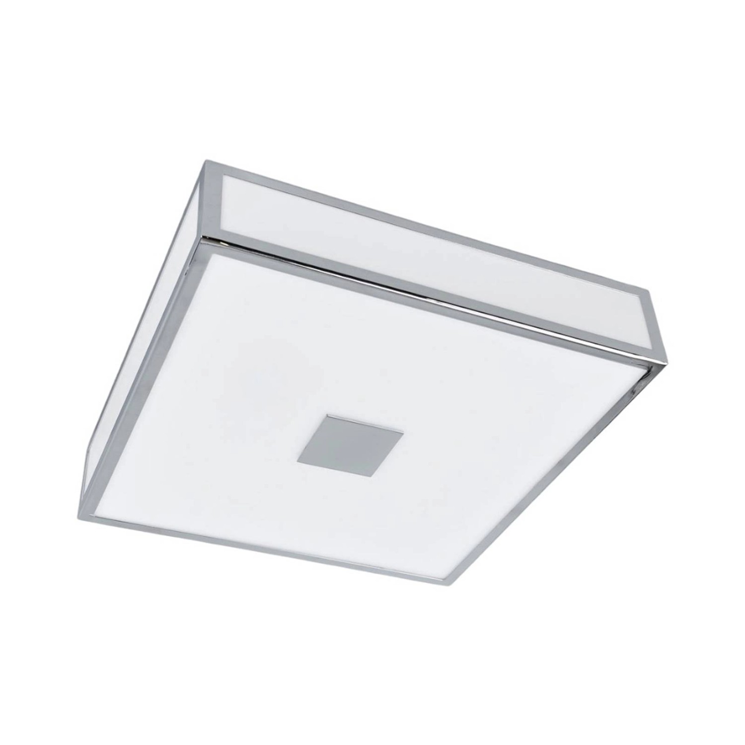 Lindby Deckenlampe Eniola 9641090 Spritzwassergeschützt Modern in Chrom 2-flammig E27 Badezimmerleuchte
