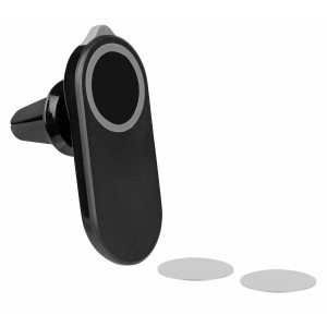 Eufab Kfz-Smartphone Halterung magnetisch für Lüftungsgitter, schwarz.