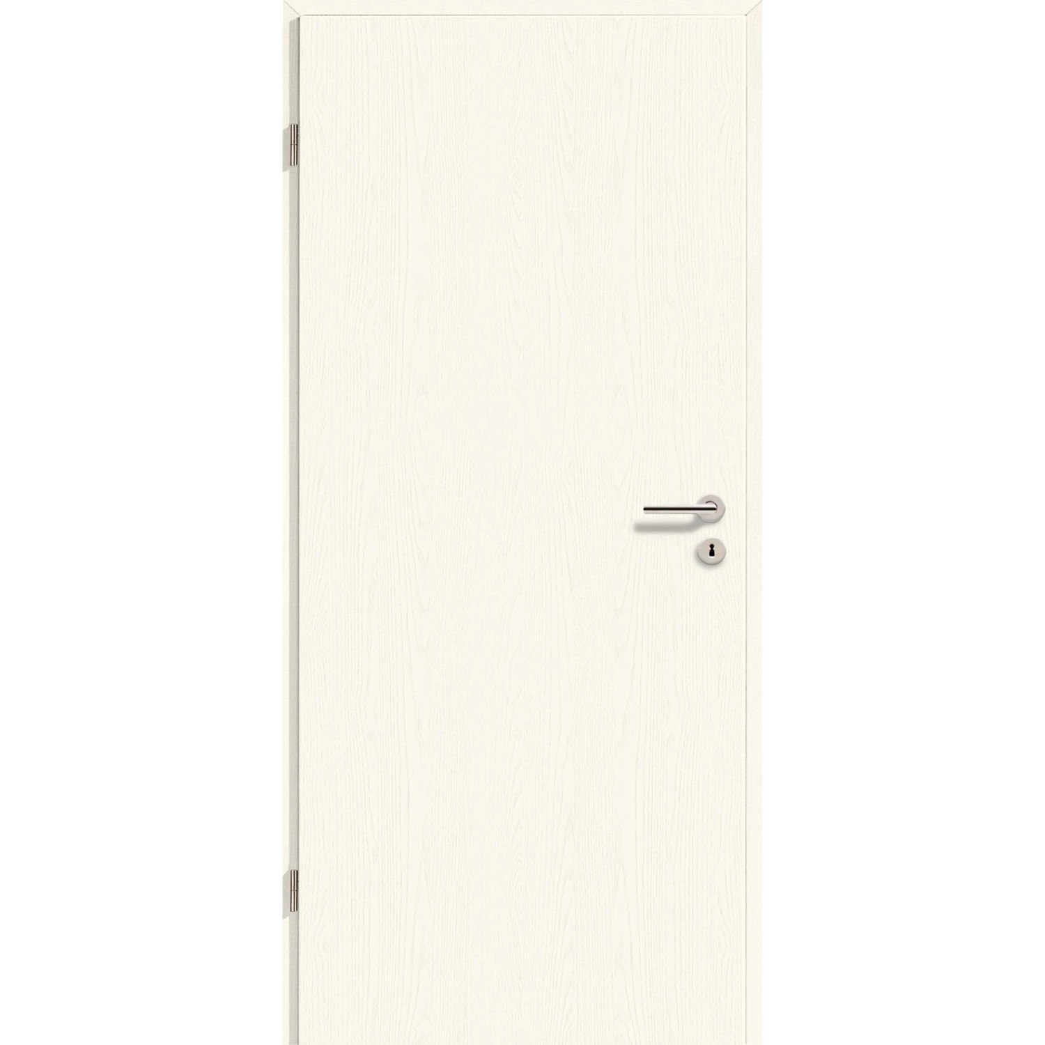 Zimmertür Dekor Esche Weiß GA25 61 cm x 198,5 cm DIN L