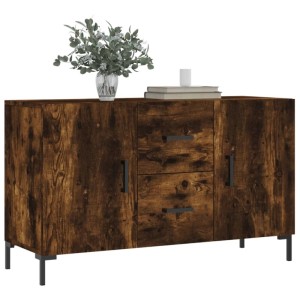 vidaXL Sideboard Räuchereiche 100x36x60 cm Holzwerkstoff 828177