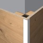 Egger Faltleiste Decowall FL201 in Weiß, flexible Übergangsleiste für Wandverkleidung.
