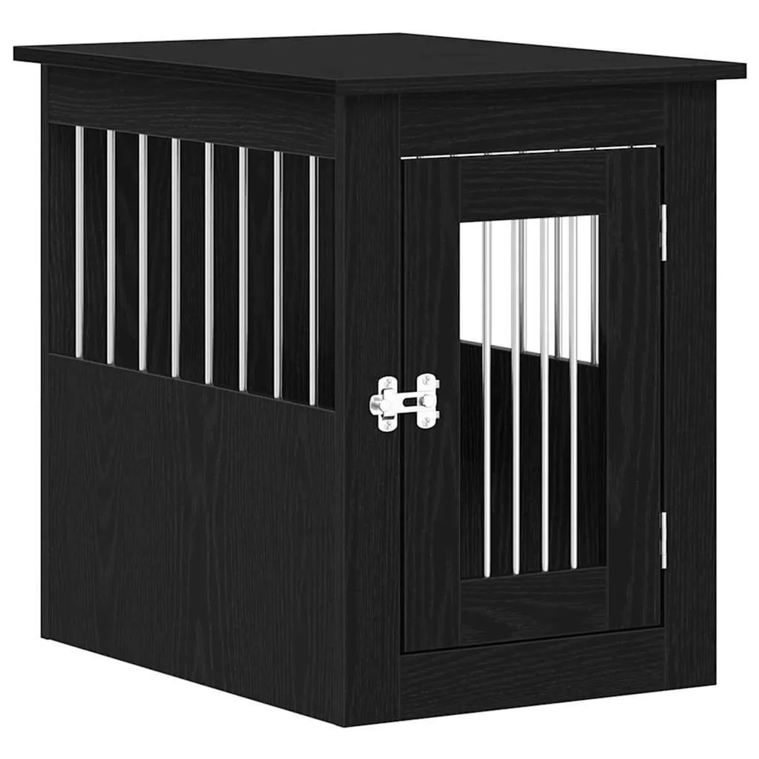 vidaXL Hundebox-Möbel Schwarze Eiche 45 x 62 x 59 cm Holzwerkstoff 862174