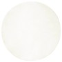 vidaXL Kunstfell Hasen Teppich Olite Creme Ø 200 cm Polyester 42021671