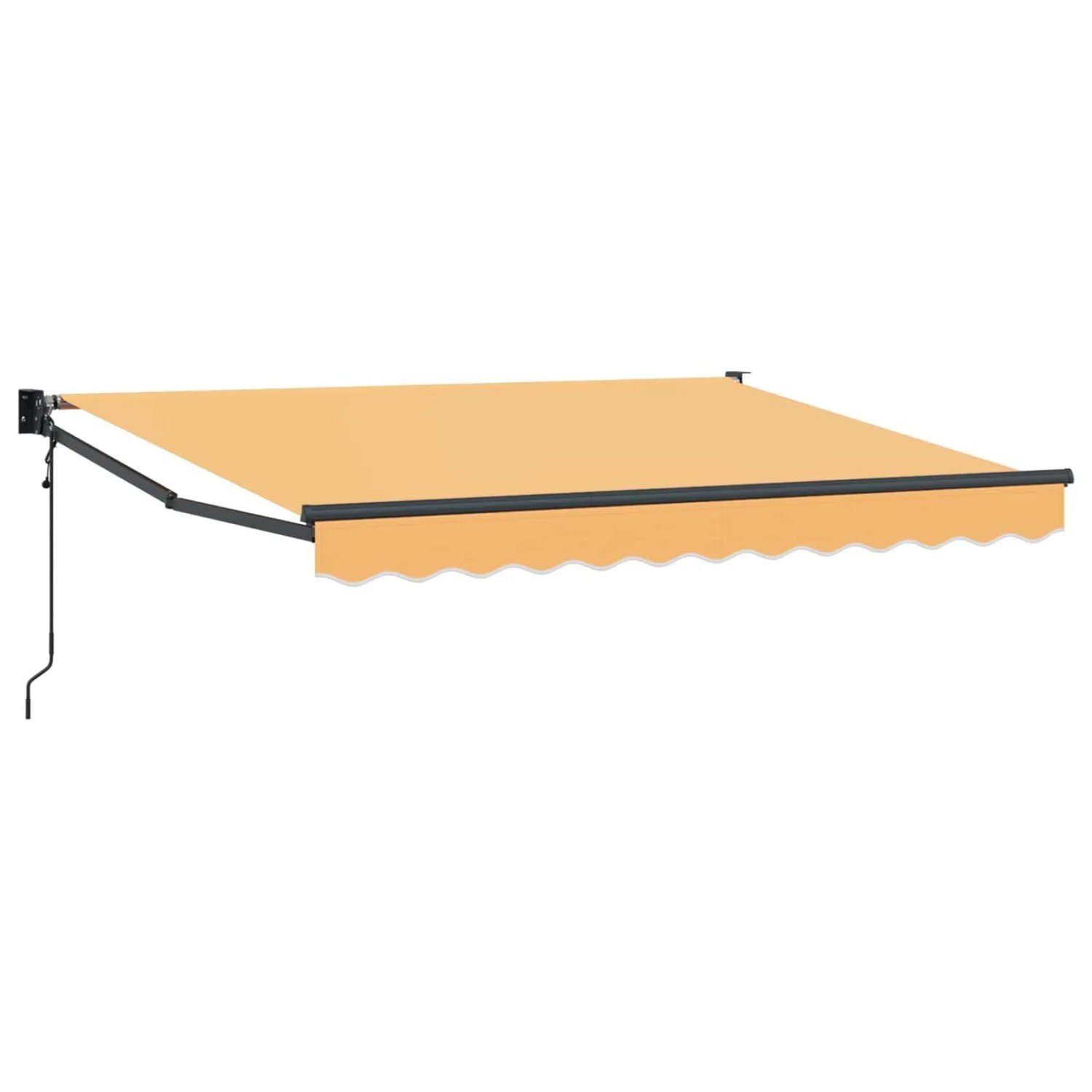 vidaXL Markise Sand 4,5 x 3 m Polyester und Metall 3426205