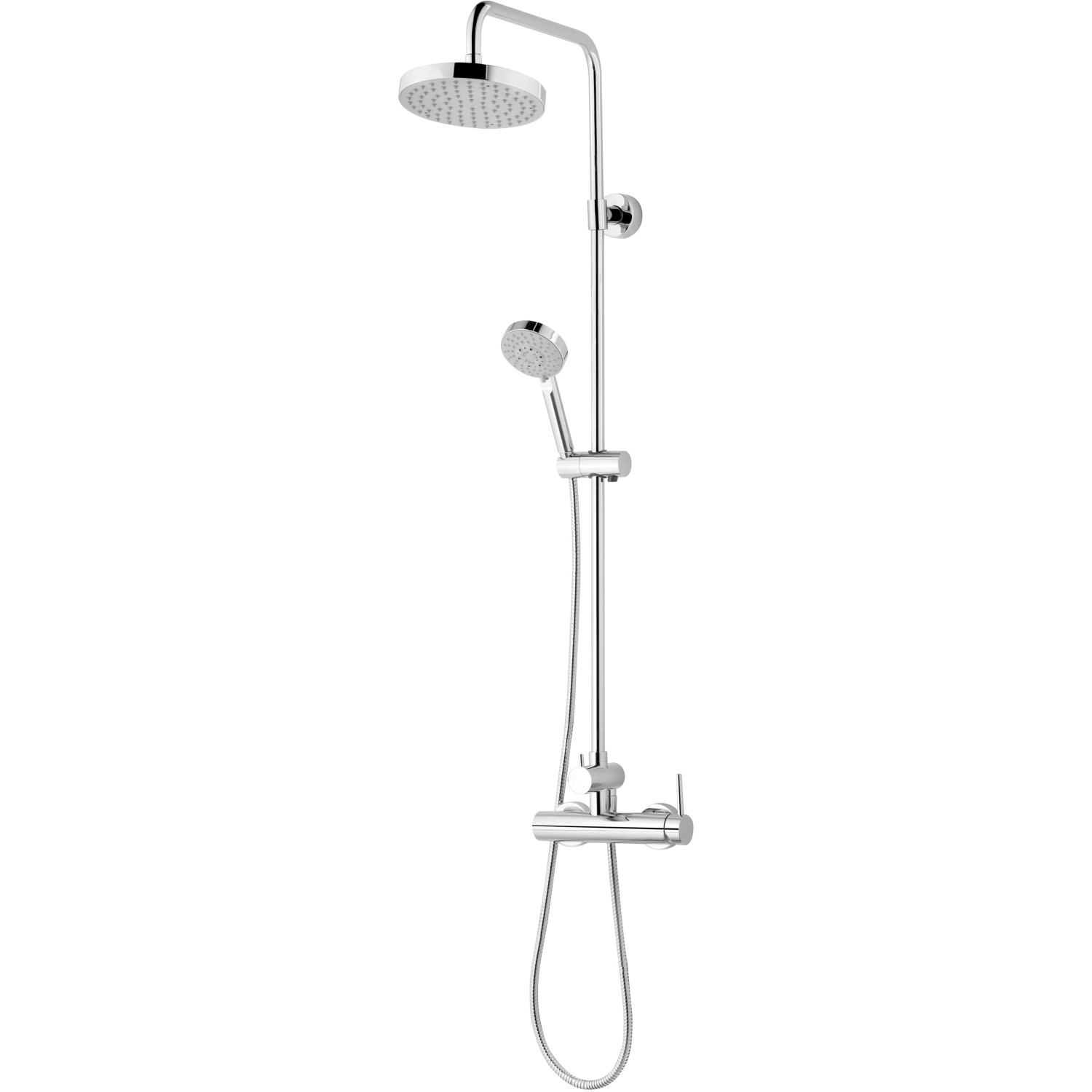 Schulte DuschMaster Rain III Modern mit Einhebelmischer Chrom
