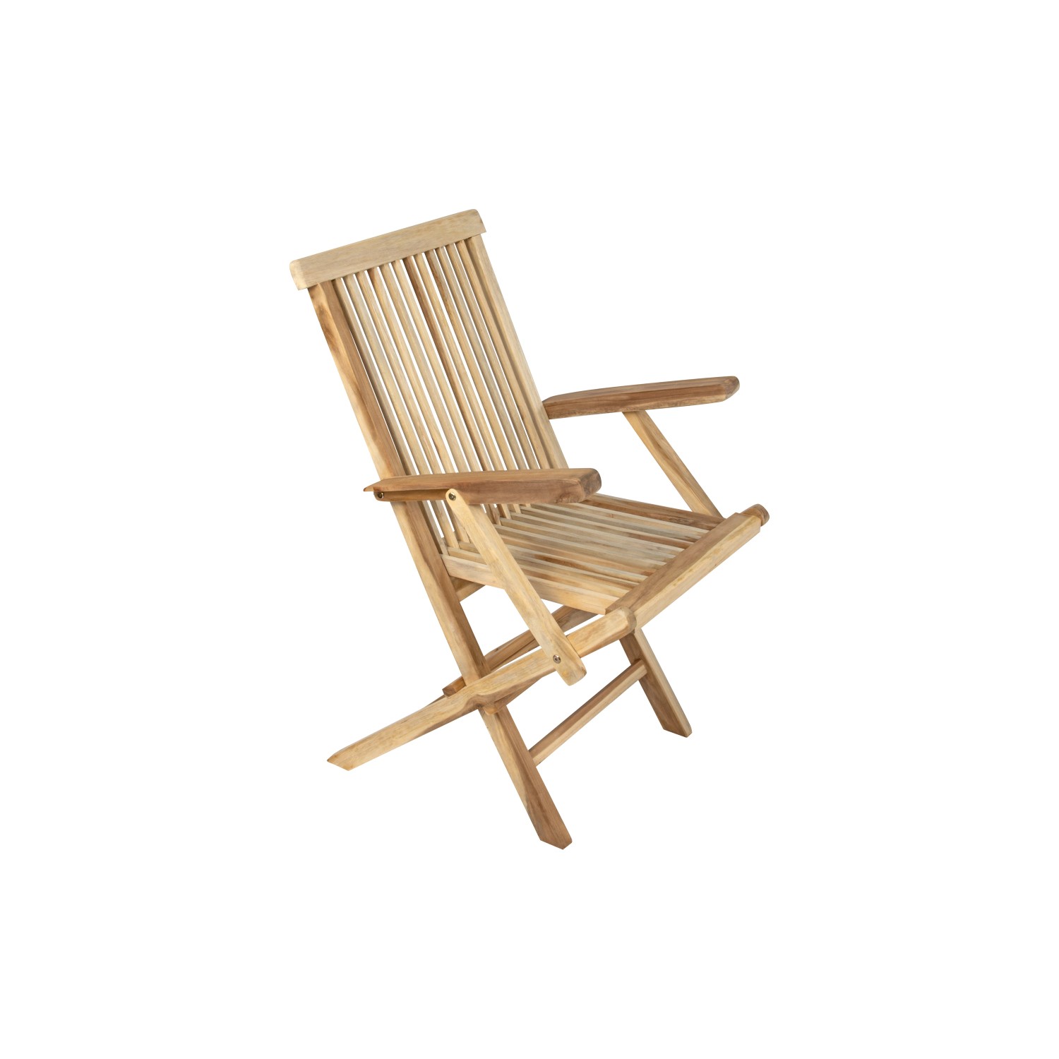 SAM Teakholz Gartenstuhl Klappstuhl mit Armlehnen MALLORCA günstig online kaufen