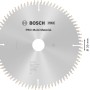 Bosch Kreissägeblatt Multi Material, 216 mm Durchmesser, für präzise Schnitte in verschiedenen Materialien.