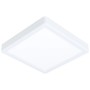 Quadratische, weiße Eglo LED-Deckenleuchte Fueva 5, 21x21 cm, 16,5 W.