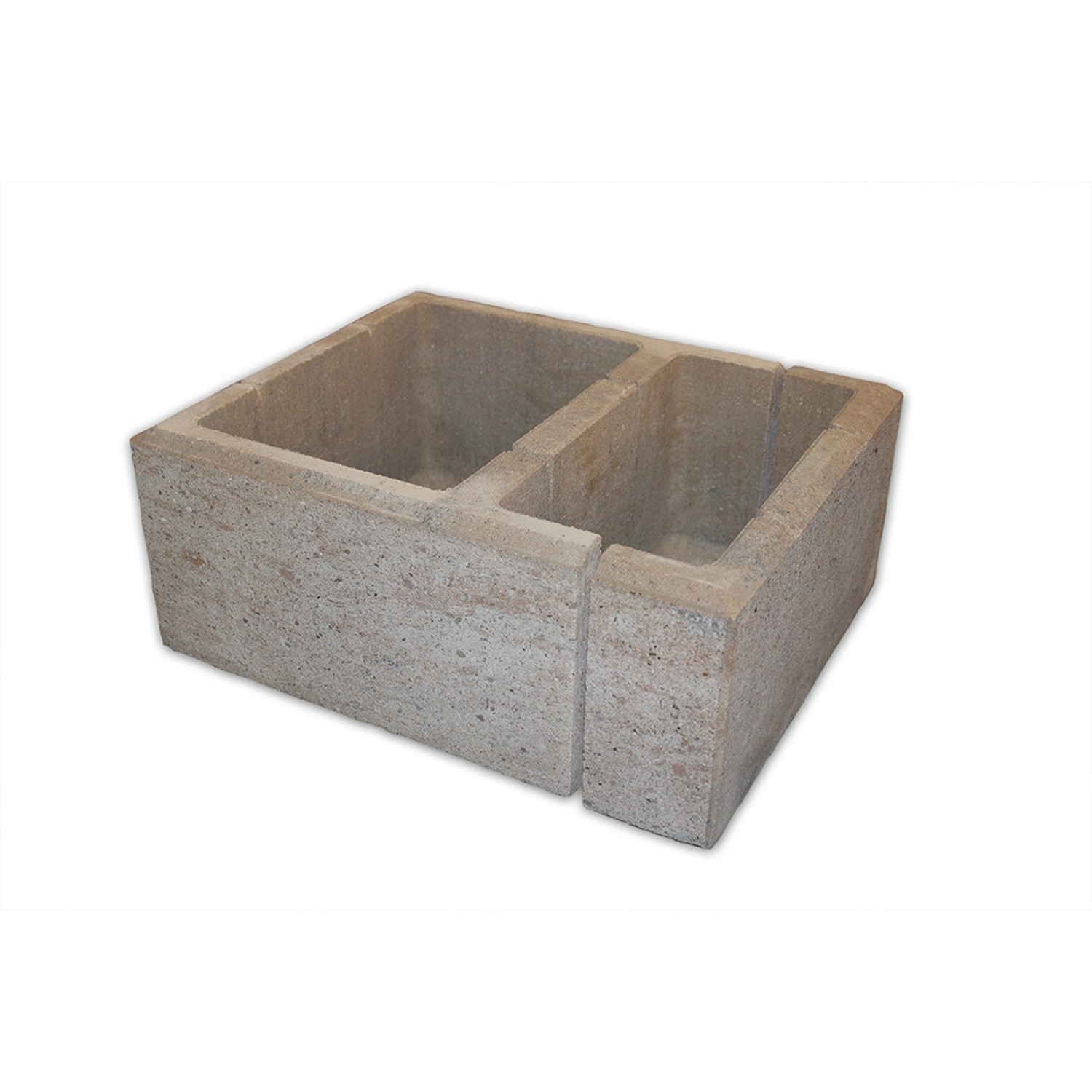 Diephaus Mauerstein Lessia Muschelkalk 50 x 40 x 20 cm (A-E)