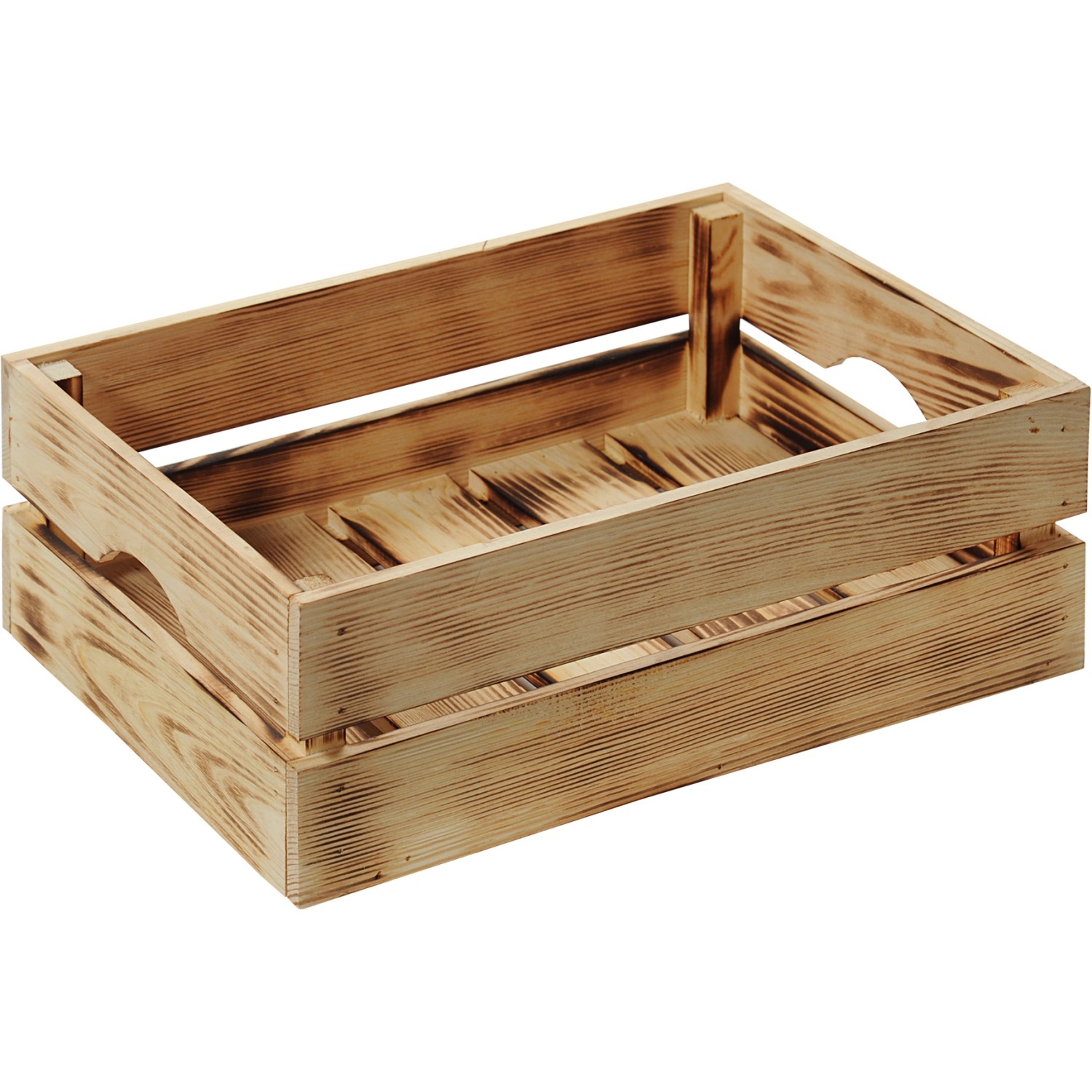 Kesper Holzkiste Kiefer geflammt 15 cm x 30 cm 40 cm 18 l günstig online kaufen