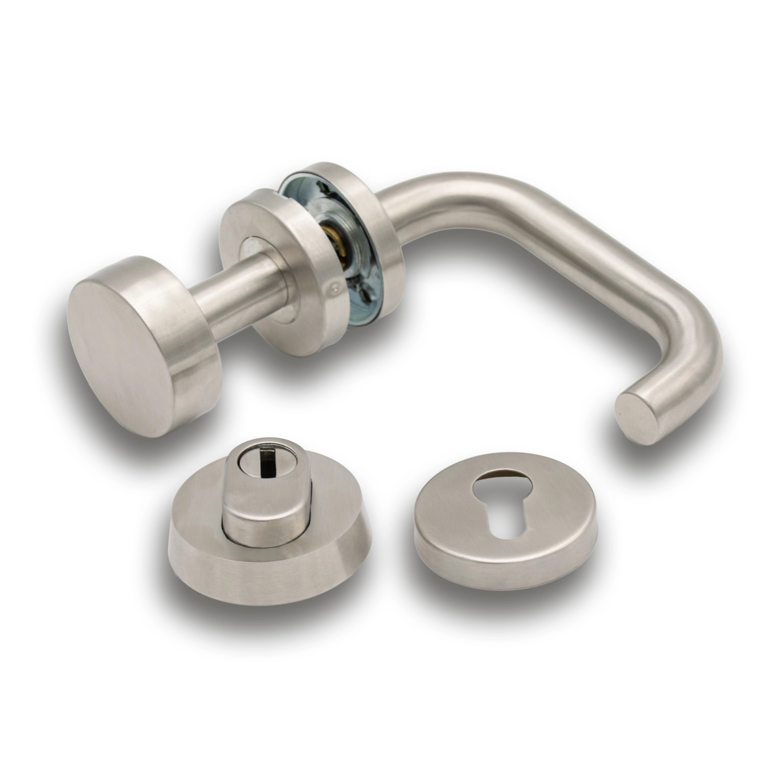 Edelstahl Türdrücker-Garnitur für Splendoor Wohnungseingangstür, Türbeschlag