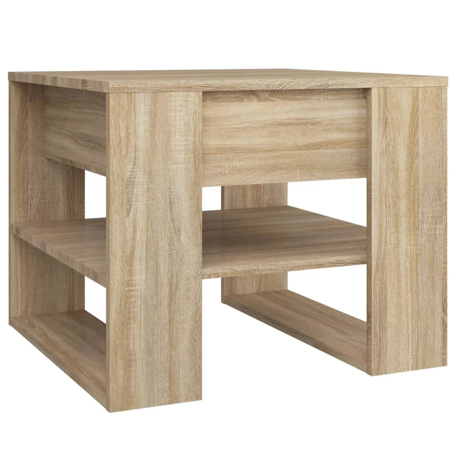 vidaXL Couchtisch Sonoma-Eiche 55,5x55x45 cm Holzwerkstoff günstig online kaufen