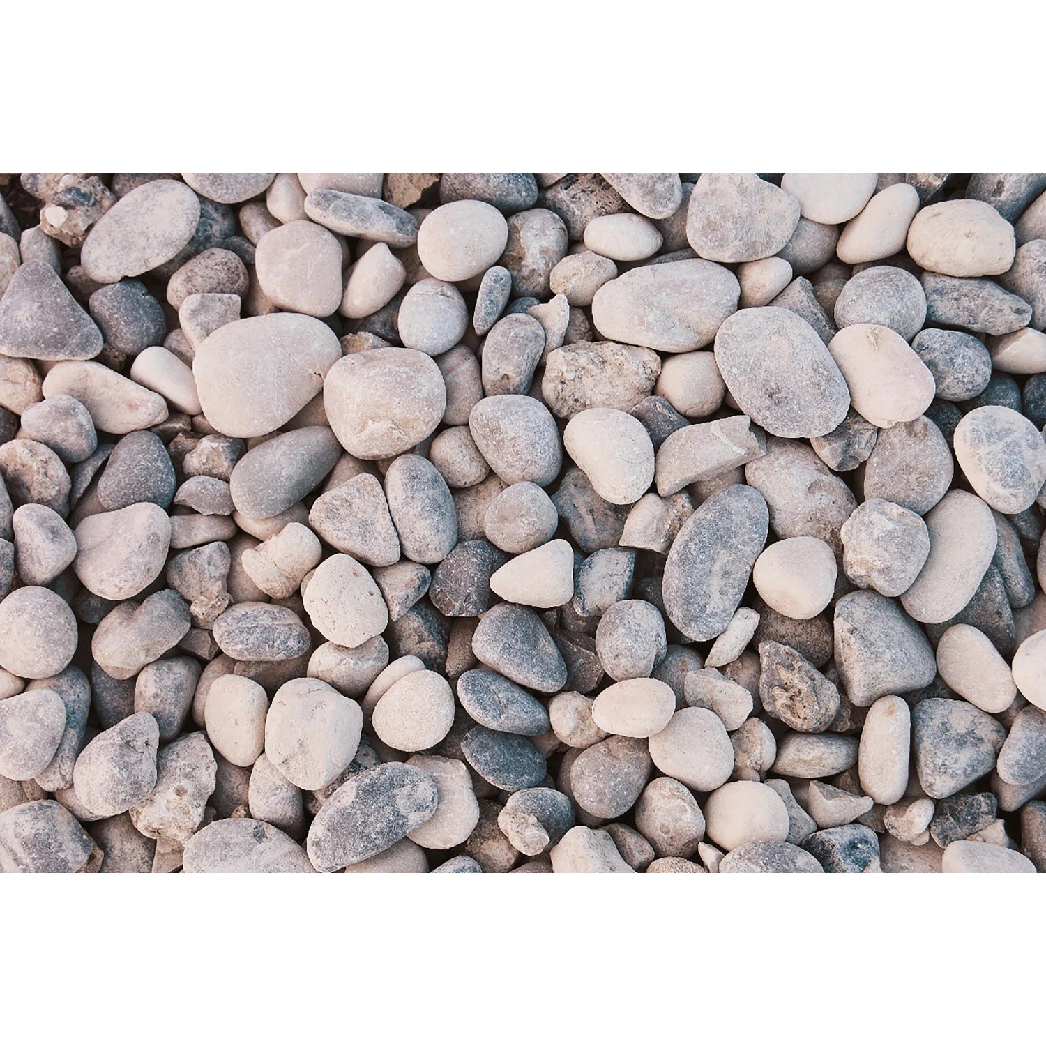Flusskiesel Grau-Beige 16 - 32 mm 1000 kg Big-Bag