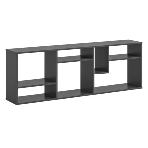 Inn.Furn Regal Grau 159 x 54 cm Standregal mit 7 Fächern Merlyn