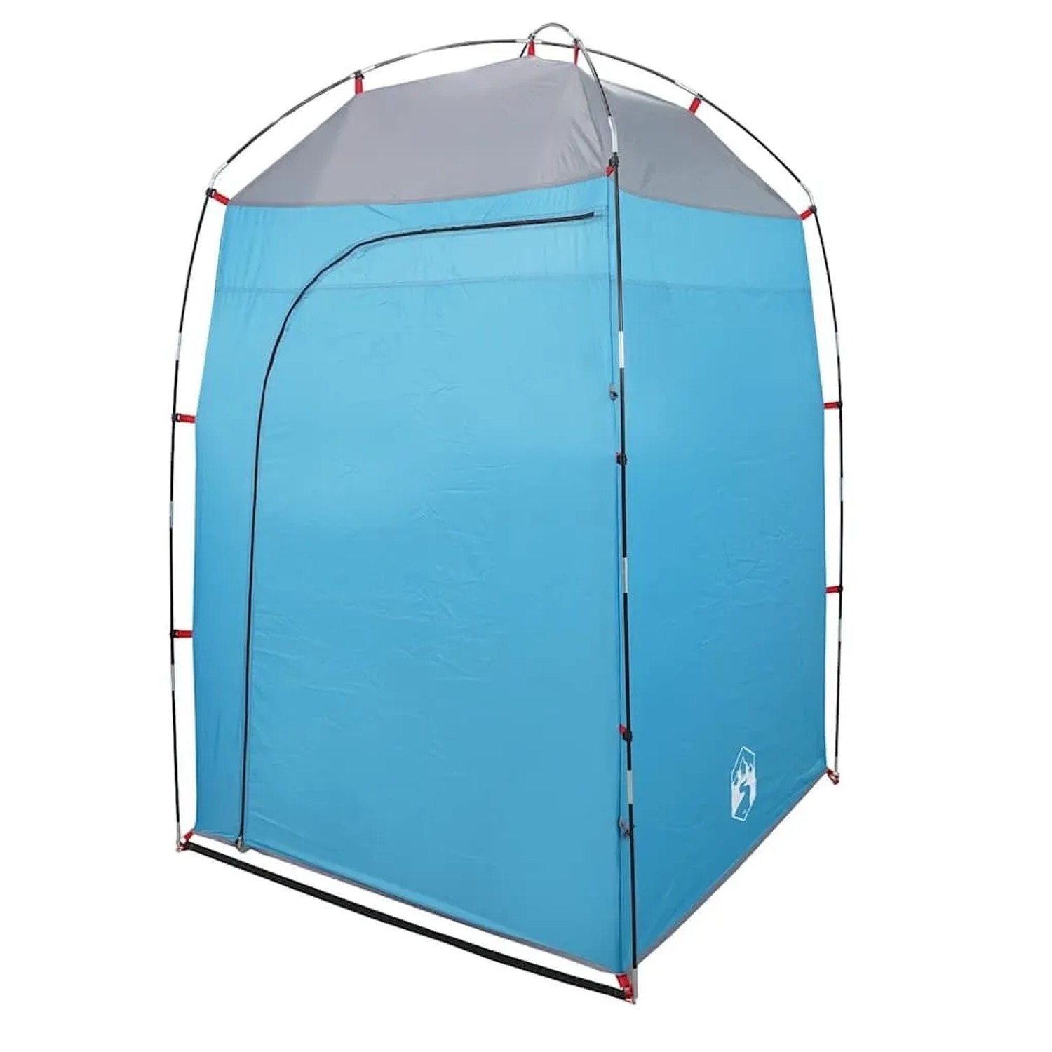 vidaXL Duschzelt Blau Wasserfest 4009402