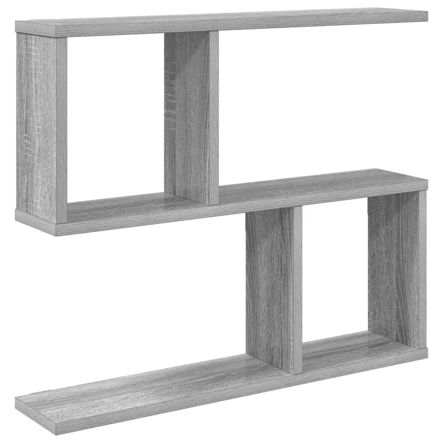 vidaXL Wandregal Sonoma-Grau 60 x 12 x 50,5 cm Holzwerkstoff 8012257