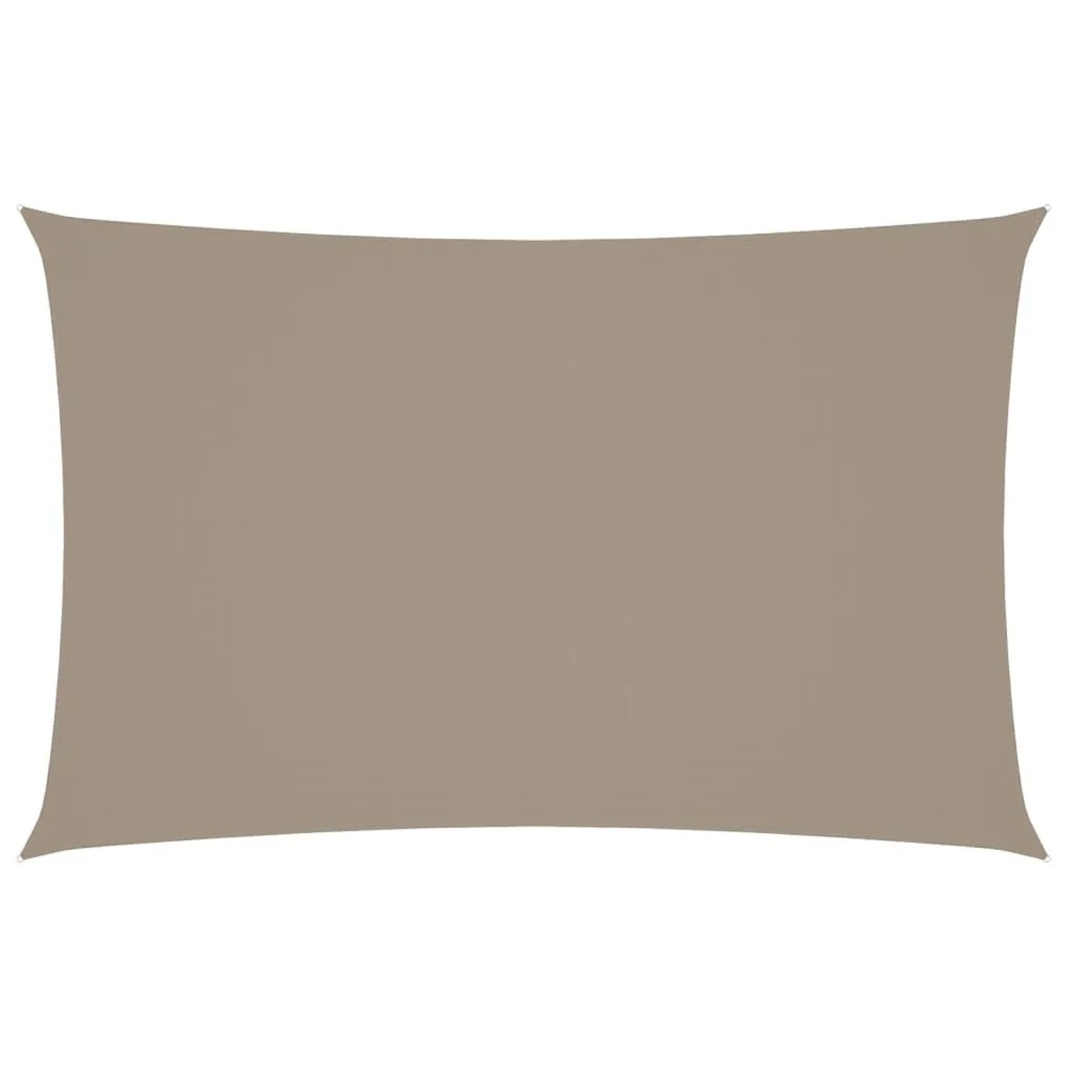 vidaXL Sonnensegel Oxford-Gewebe Rechteckig 5x8 m Taupe 135441 günstig online kaufen