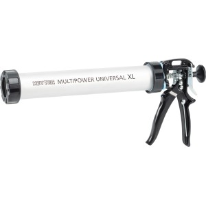 Heytec Profi-Kartuschenpistole Multipower Universal XL für Silikon und Dichtstoffe.