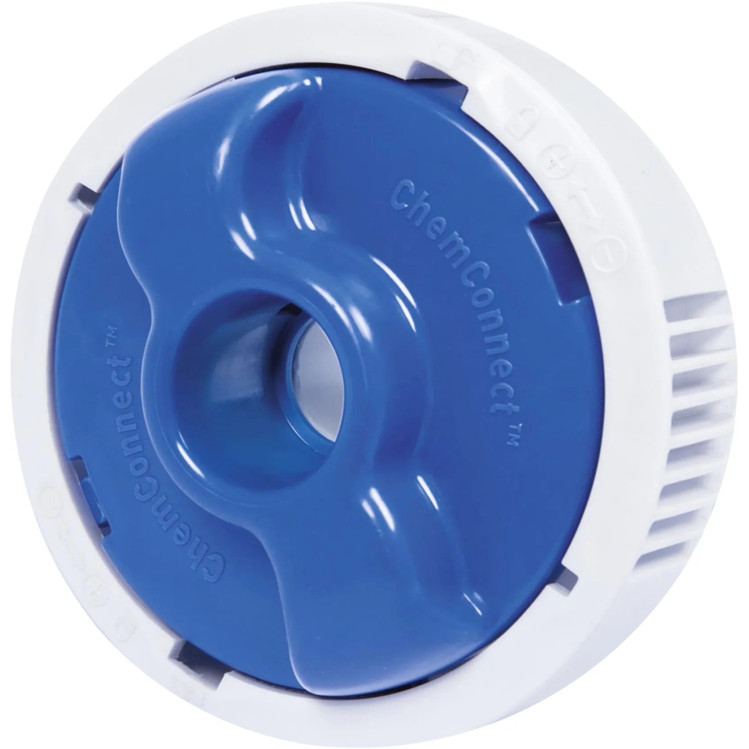 ChemConnect Chemikaliendosierer für Bestway Hydrium Stahlwandpool, blau/weiß