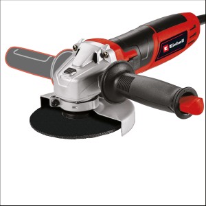 Einhell Winkelschleifer TC-AG 125/850 mit Scheibenschutz und Zusatzhandgriff.