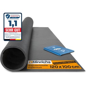 Hinrichs Antirutschmatte 120x100cm für Auto, Kofferraum und Haushalt mit Parkscheibe.