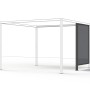 Siena Garden Sichtblende für Pergola Schattenmanufaktur, 150x210 cm, anthrazit.
