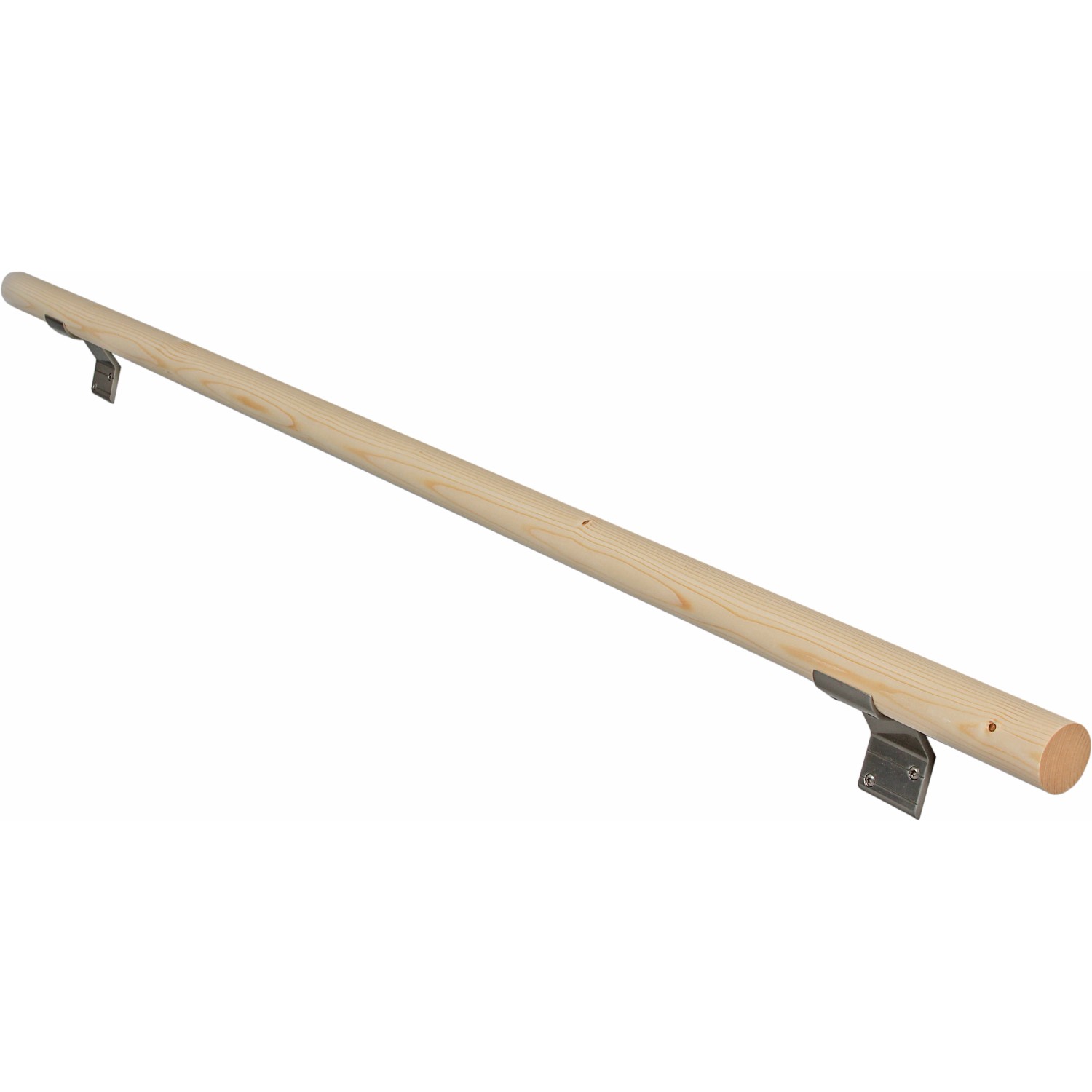 Handlauf Komplettset Fichte Ø 4 cm x 150 cm