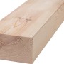 Kiefer Konstruktionsvollholz NSI, 100x100x4000 mm, gehobelt und gefast.