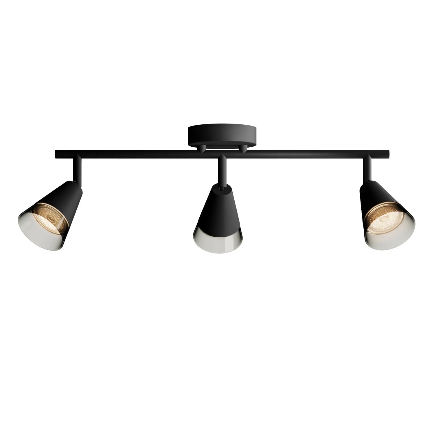 Philips Spot Cleft 3-Flammig 5 W GU10 Schwarz