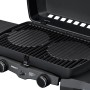Enders Urban II Gasgrill, mobiler Tischgrill mit zwei Brennern und Gussrost.