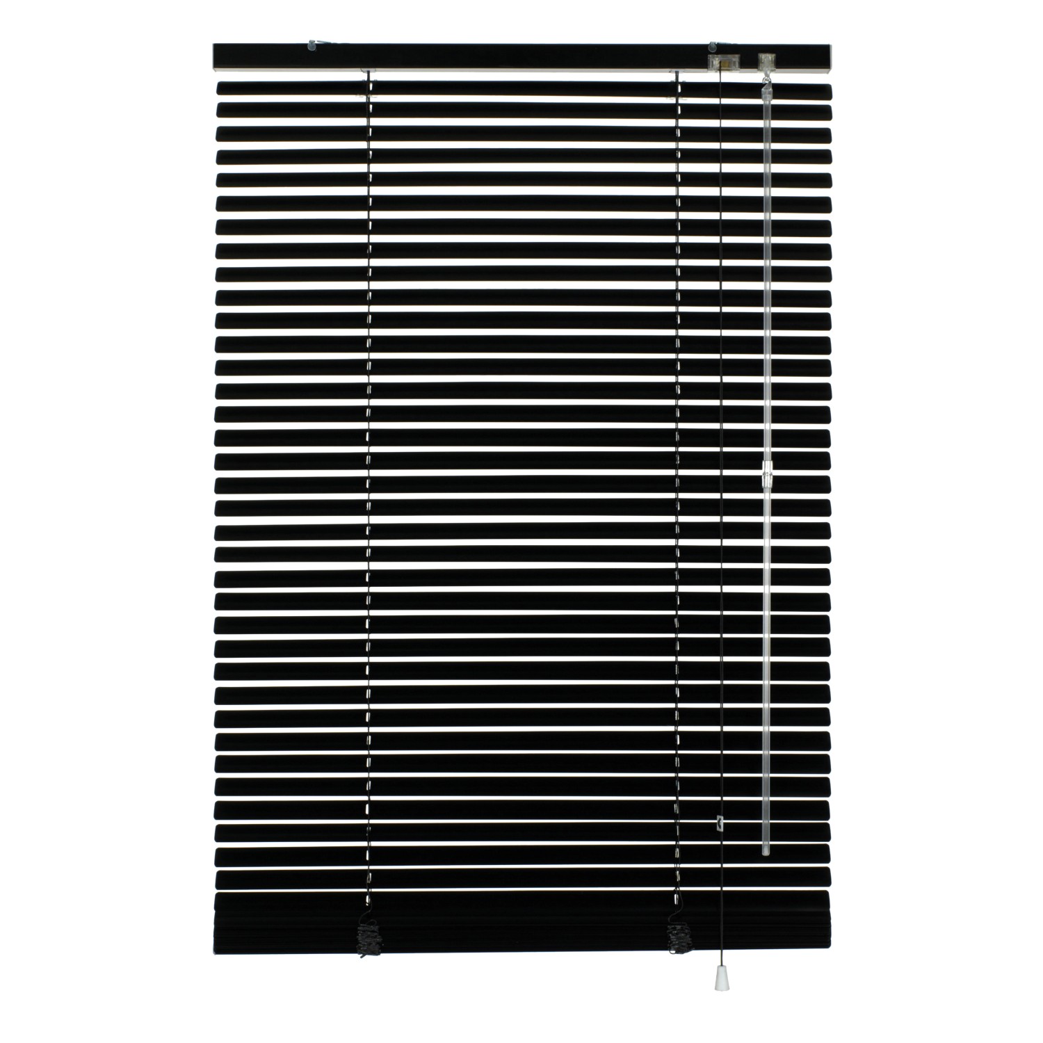 Gardinia Jalousie Aluminium 60 cm x 175 cm Schwarz günstig online kaufen