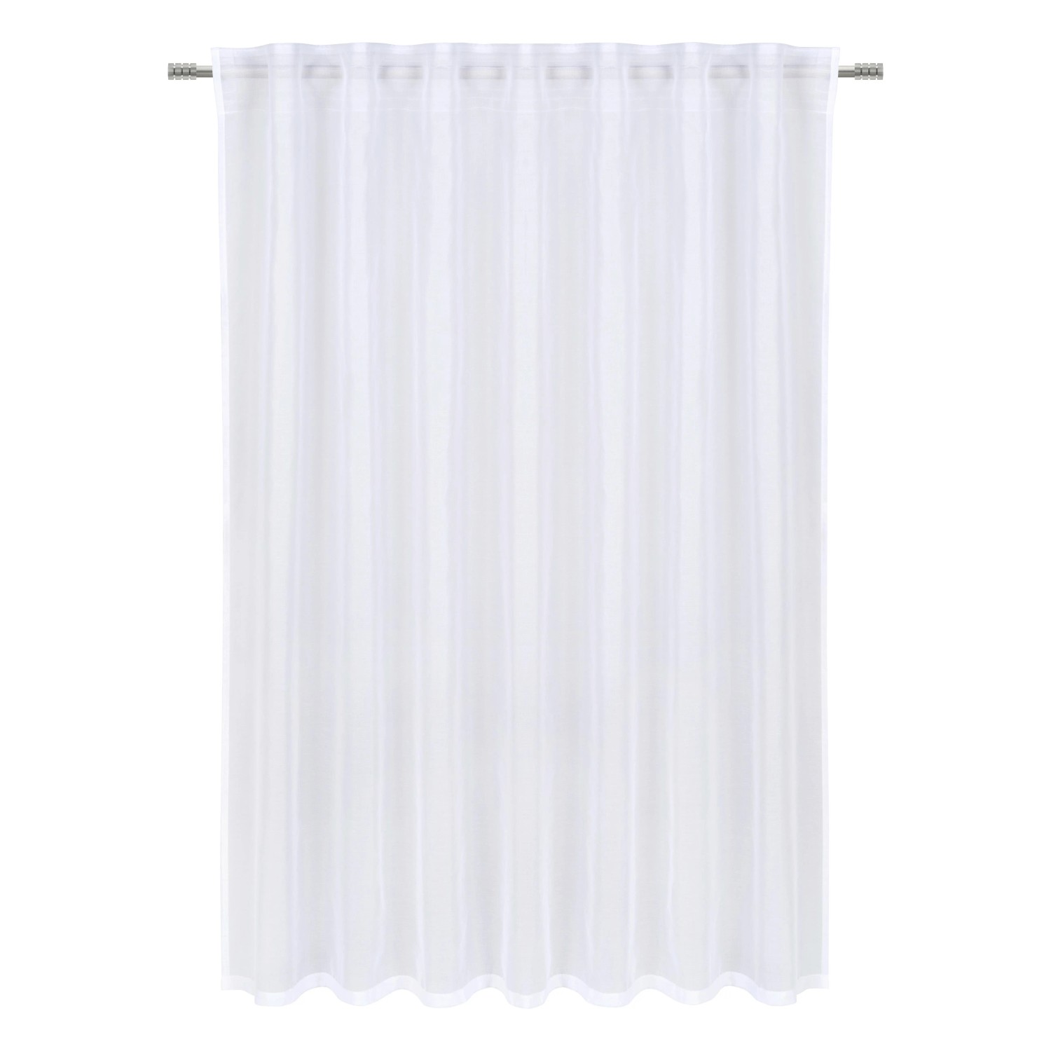 Modern Living Fertigvorhang Leo Transparent in Weiß ca. 140x145cm