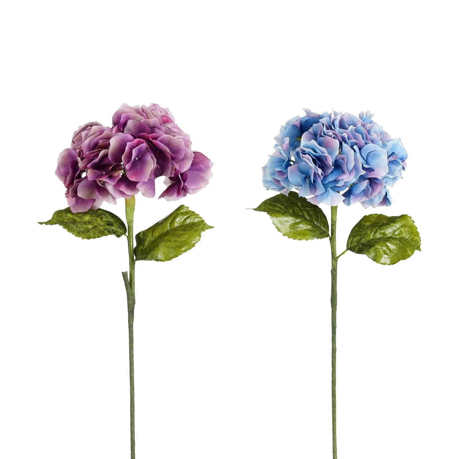 Mica Decorations Kunstpflanze Hortensie Sortiert Blau Violett Höhe 83 cm kaufen bei OBI