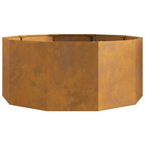 vidaXL Pflanzkübel Rostig 120 x 120 x 50 cm Wetterfeststahl 883751