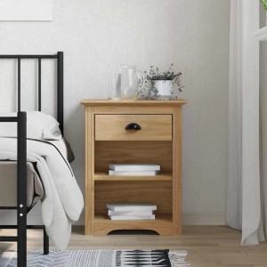 vidaXL Nachttisch BODO Honigbraun 53 x 38,5 x 67 cm Holzwerkstoff 42023478