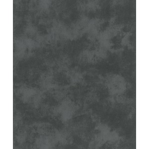 Vliestapete La Vie Uni in Schwarz mit matter Oberfläche, geeignet als Dekorative Tapete.