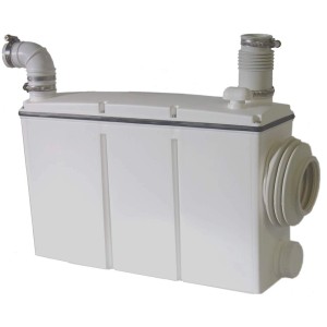 Setma Watersan 6 Kleinhebeanlage für Hänge-WC, Waschbecken, Dusche und Bidet.