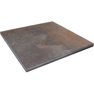 EHL Terrassenplatte Talea Ferrum Rost, 60x60x3 cm, mit Eisen-Rost-Optik für Terrasse & Gehweg.