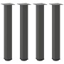 vidaXL Konsolentischbeine 4 Stk Anthrazit 72-74 cm Stahl 4012470