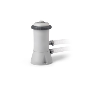 Intex Krystal Clear C600 Kartuschenfilteranlage für Pools, grau.