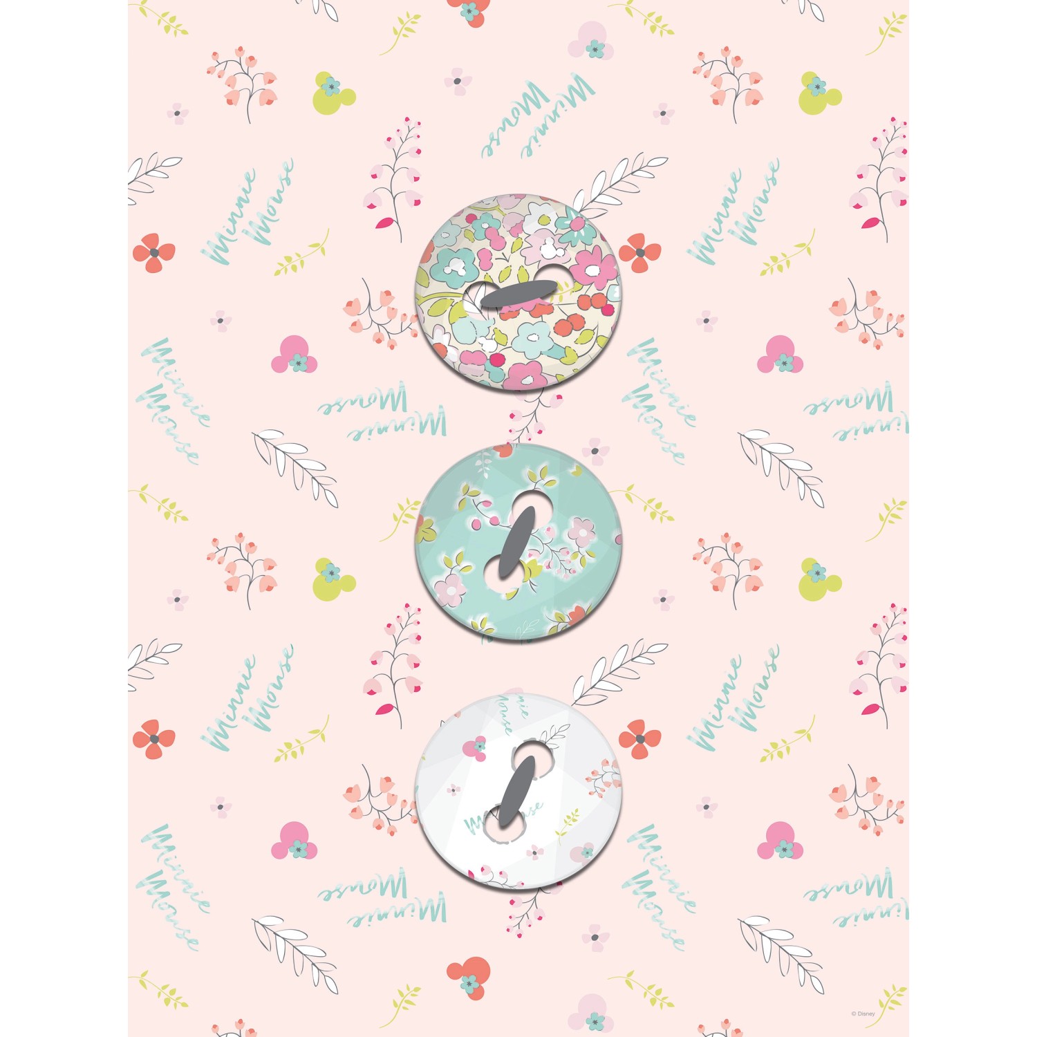 Thumbnail - Komar Wandbild Minnie Mouse Buttons 30 x 40 cm