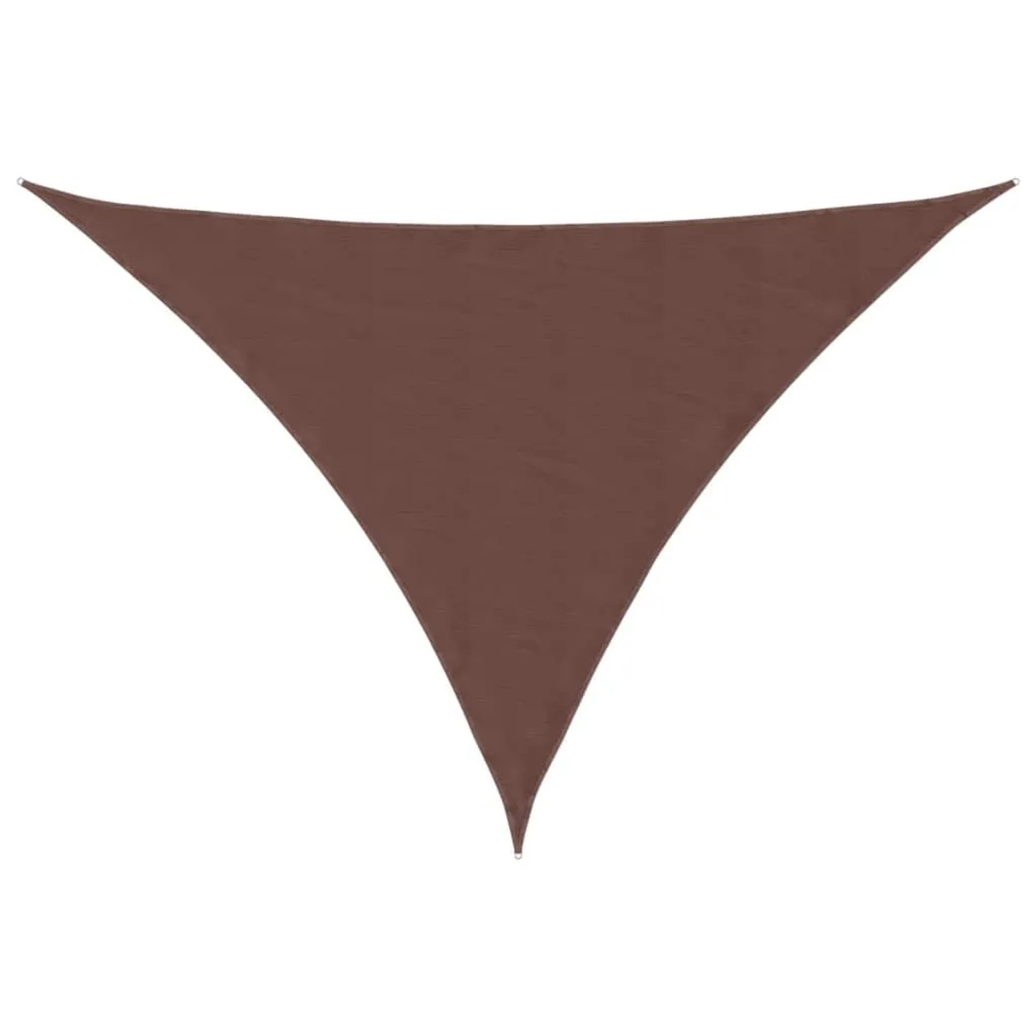 vidaXL Sonnensegel Oxford-Gewebe Dreieckig 5x5x6 m Braun 135843