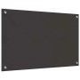 vidaXL Küchenrückwand 2 pcs Dunkelgrau 80 x 50 cm Gehärtetes Glas 3415462_6