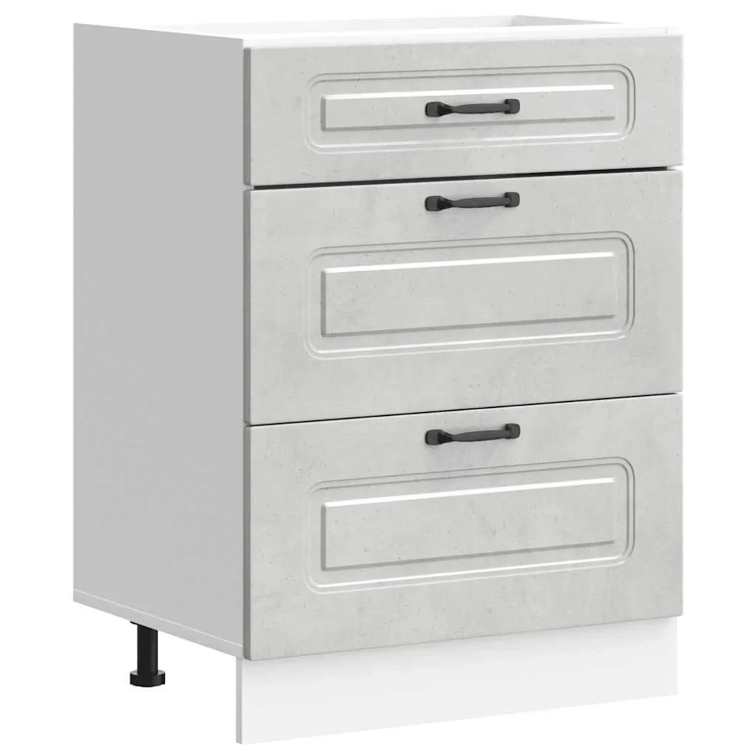 vidaXL Küchenunterschrank Kalmar Betongrau Holzwerkstoff 854283 günstig online kaufen