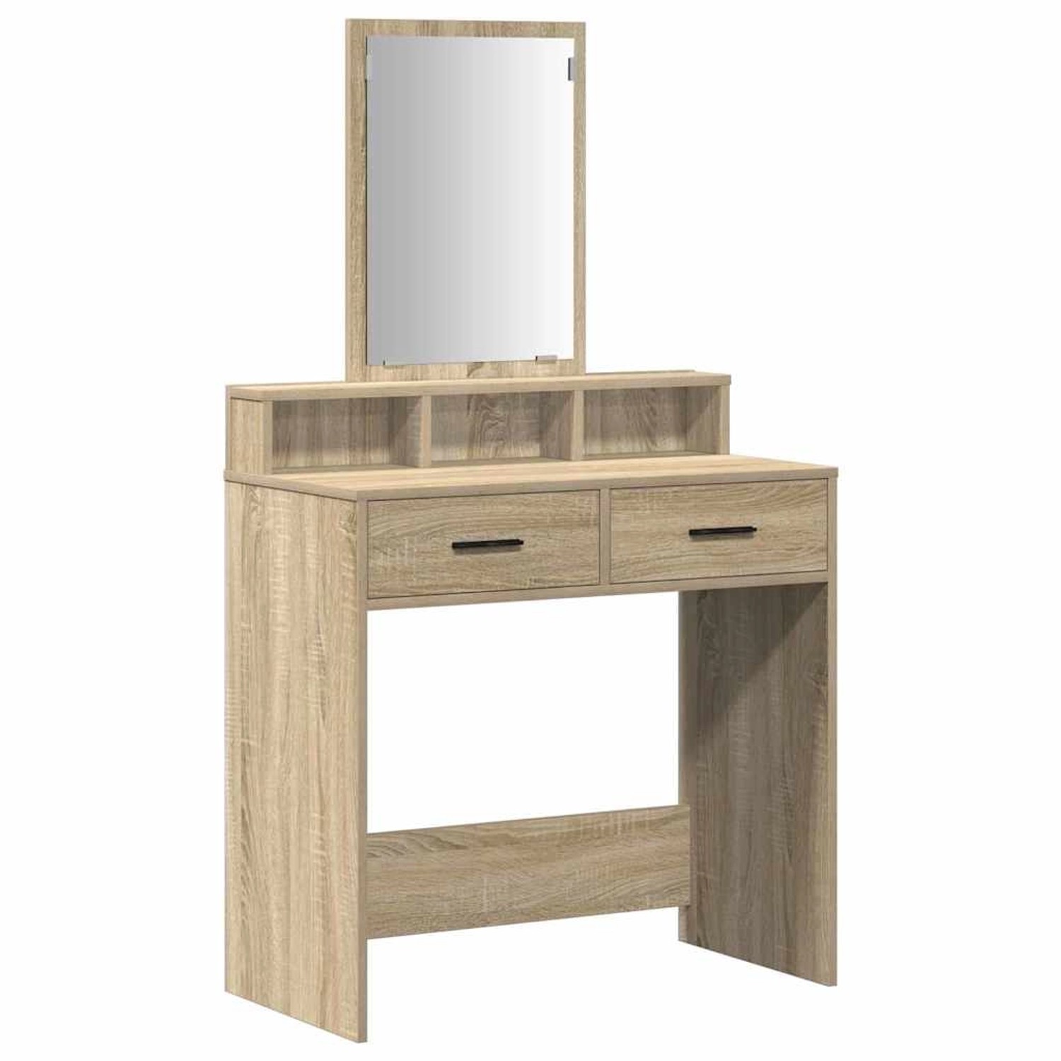 vidaXL Schminktisch Sonoma-Eiche 79 x 41 x 140 cm Holzwerkstoff 865138 günstig online kaufen