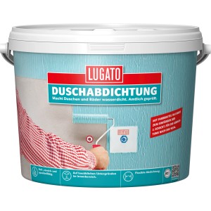 Eimer mintgrüne Latex Duschabdichtung, wasserdicht und rissüberbrückend, 7 kg.